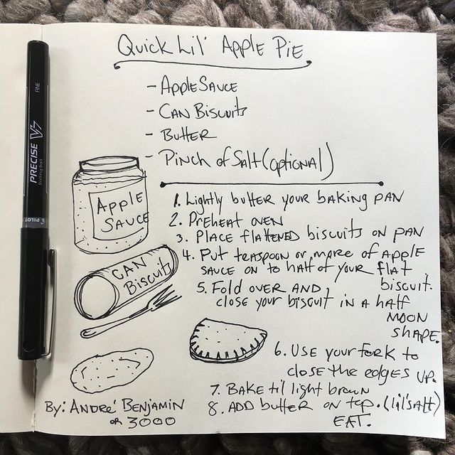 André 3000’s Quick Lil’ Apple Pie